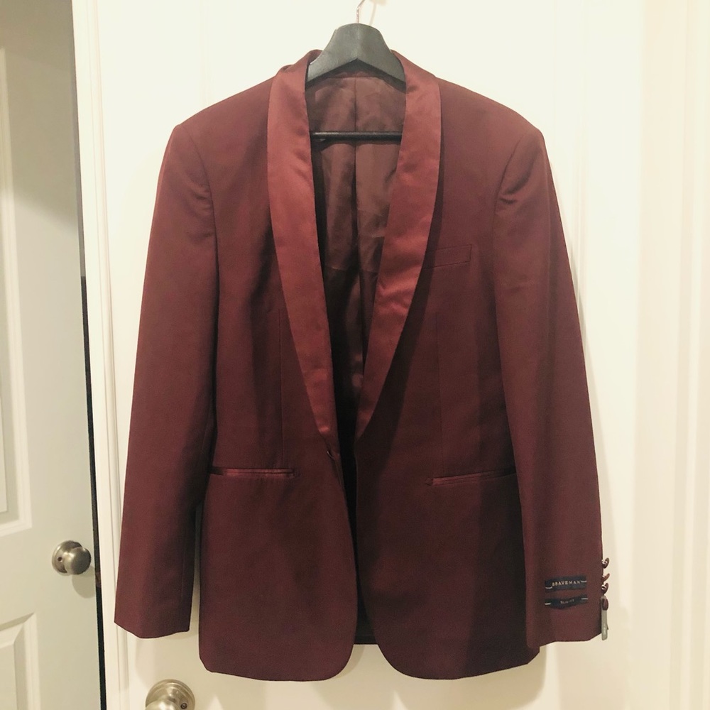 Braveman Slim Fit Tuxedo Jacket - Picture 2 of 3